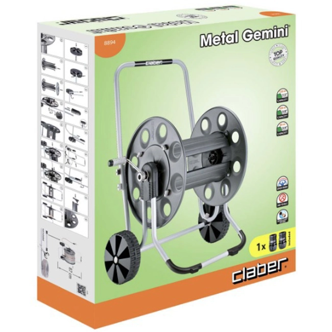 Vendita online Carrello avvolgitubo Metal Gemini art.8894